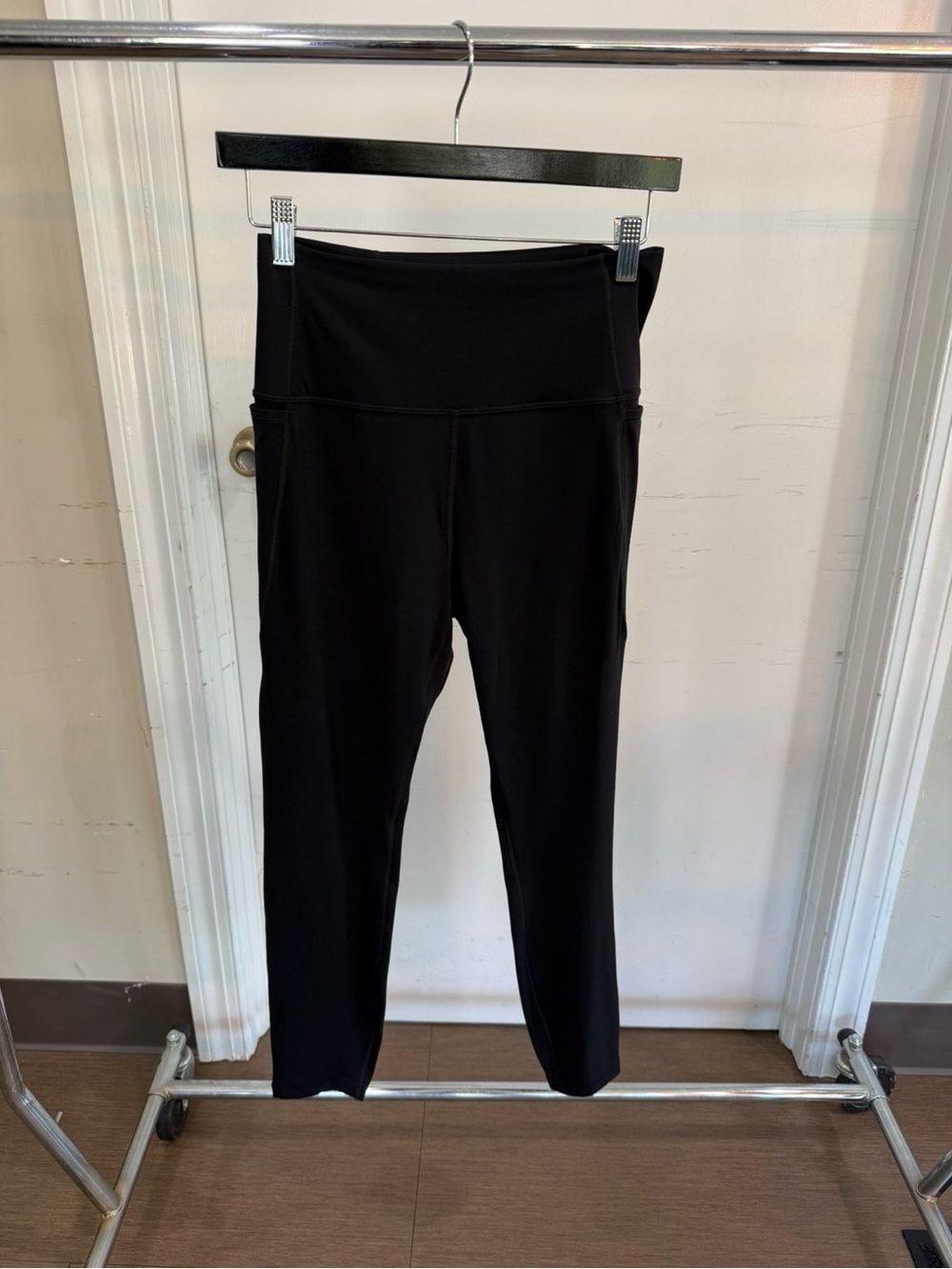 Women’s CRZ Yoga Black High-Rise Athletic Leggings